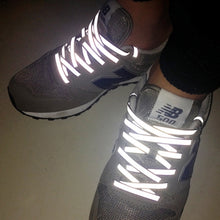 Load image into Gallery viewer, Creative Double-sided Reflective Shoelaces Fashion Tide Night Running Sports Shoes Hot Selling Wholesale Warning Laces